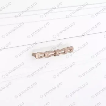 WMN.791-128-00H3 ΜΟΝΤΕΡΝΑ ΠΟΜΟΛΑ ΕΠΙΠΛΩΝ 128mm ΡΟΖΕ ΜΑΤ ΜΕΤΑΛΛΙΚΟ