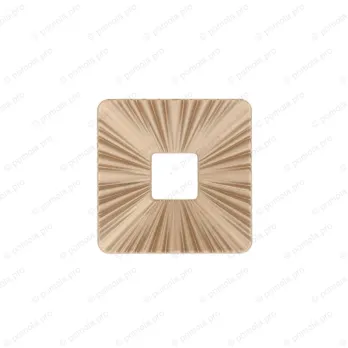 WMN.793-032-00R4 ΜΟΝΤΕΡΝΑ ΠΟΜΟΛΑ ΕΠΙΠΛΩΝ 32mm ΧΡΥΣΟ ΚΡΕΜ ΣΑΤΙΝΕ