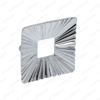 WMN.793-048-0002 ΜΟΝΤΕΡΝΑ ΠΟΜΟΛΑ ΕΠΙΠΛΩΝ 48mm ΧΡΩΜΙΟ ΓΥΑΛΙΣΤΕΡΟ