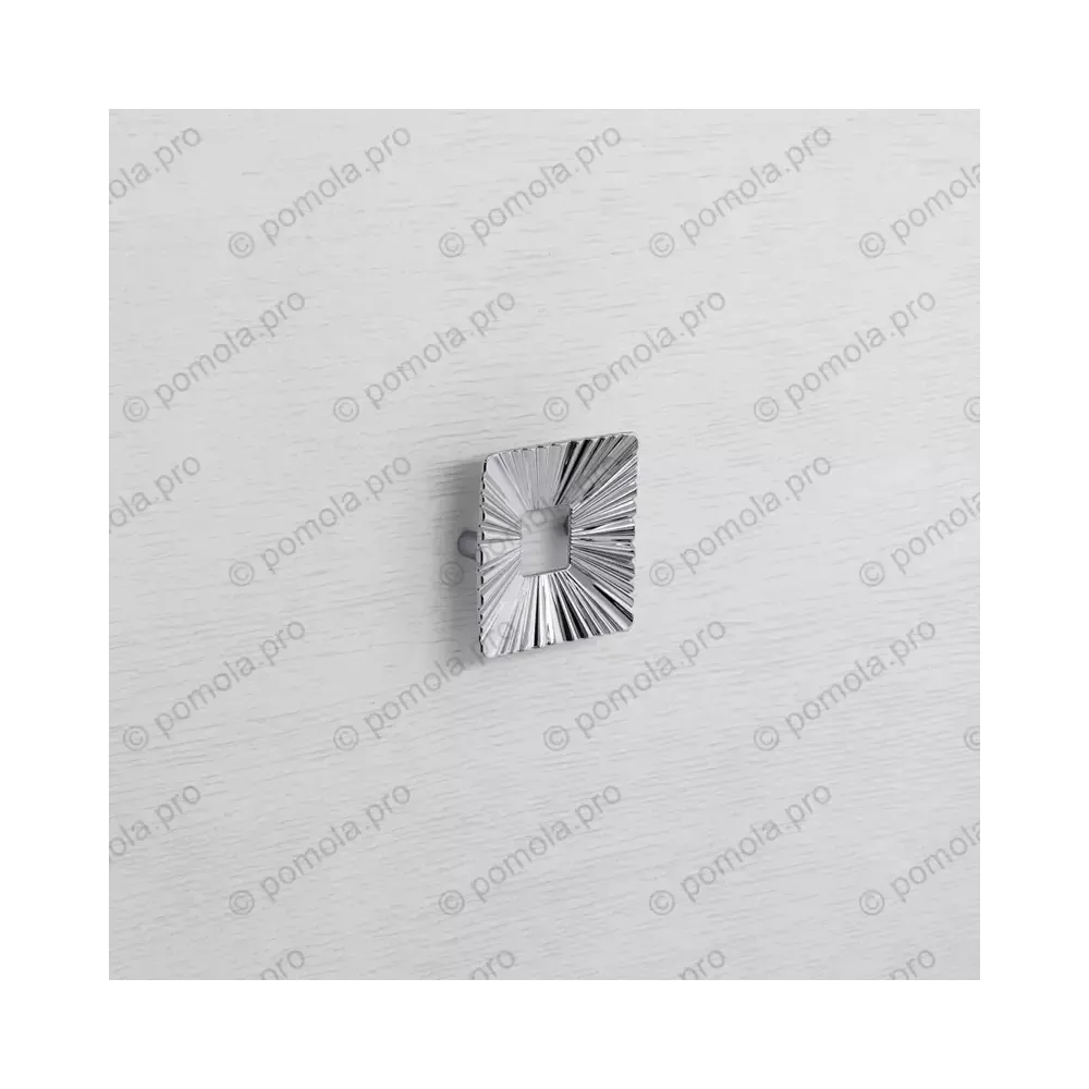 WMN.793-048-0002 ΜΟΝΤΕΡΝΑ ΠΟΜΟΛΑ ΕΠΙΠΛΩΝ 48mm ΧΡΩΜΙΟ ΓΥΑΛΙΣΤΕΡΟ