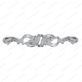 WMN.810-128-0002 ΜΟΝΤΕΡΝΑ ΠΟΜΟΛΑ ΕΠΙΠΛΩΝ 128mm ΧΡΩΜΙΟ ΓΥΑΛΙΣΤΕΡΟ