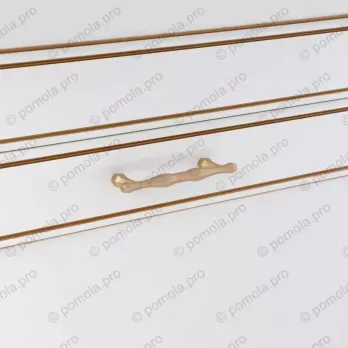 WMN.815-096-00R4 ΜΟΝΤΕΡΝΑ ΠΟΜΟΛΑ ΕΠΙΠΛΩΝ 96mm ΧΡΥΣΟ ΚΡΕΜ ΣΑΤΙΝΕ