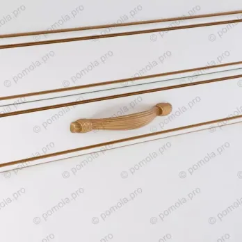 WMN.817-128-00R8 ΜΟΝΤΕΡΝΑ ΠΟΜΟΛΑ ΕΠΙΠΛΩΝ 128mm ΧΡΥΣΟ ΜΑΤ ΜΙΛΑΝΟ
