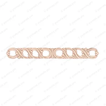WMN.821-128-00H3 ΜΟΝΤΕΡΝΑ ΠΟΜΟΛΑ ΕΠΙΠΛΩΝ 128mm ΡΟΖΕ ΜΑΤ ΜΕΤΑΛΛΙΚΟ