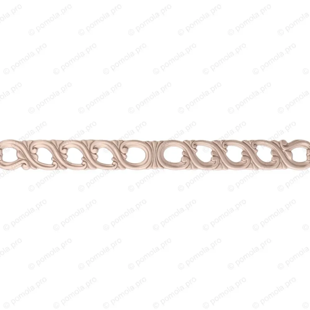 WMN.821-192-00H3 ΜΟΝΤΕΡΝΑ ΠΟΜΟΛΑ ΕΠΙΠΛΩΝ 192mm ΡΟΖΕ ΜΑΤ ΜΕΤΑΛΛΙΚΟ