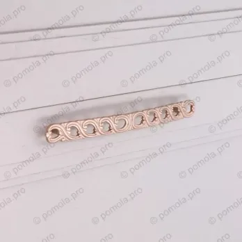 WMN.821-192-00H3 ΜΟΝΤΕΡΝΑ ΠΟΜΟΛΑ ΕΠΙΠΛΩΝ 192mm ΡΟΖΕ ΜΑΤ ΜΕΤΑΛΛΙΚΟ