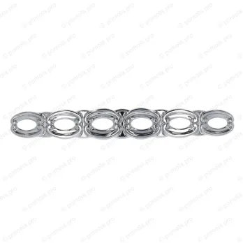 WMN.823-096-0002 ΜΟΝΤΕΡΝΑ ΠΟΜΟΛΑ ΕΠΙΠΛΩΝ 96mm ΧΡΩΜΙΟ ΓΥΑΛΙΣΤΕΡΟ