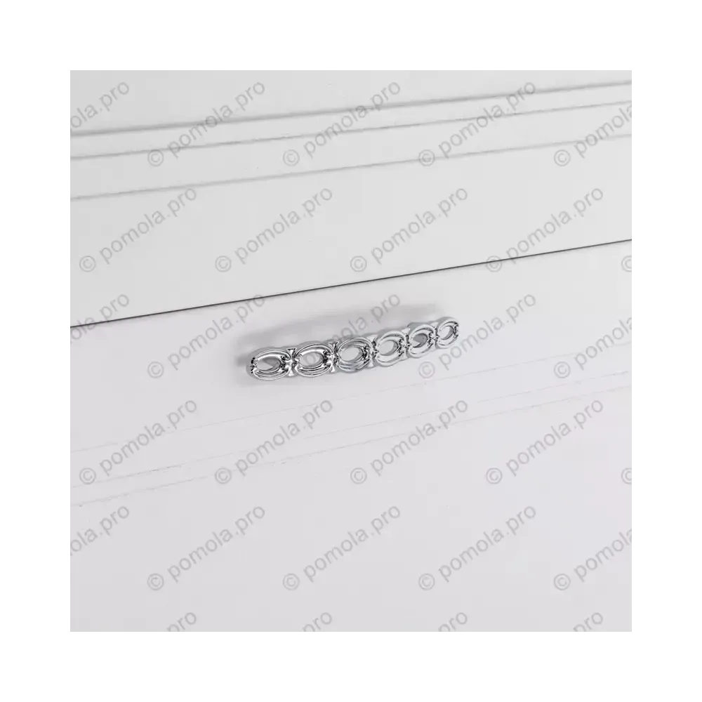WMN.823-096-0002 ΜΟΝΤΕΡΝΑ ΠΟΜΟΛΑ ΕΠΙΠΛΩΝ 96mm ΧΡΩΜΙΟ ΓΥΑΛΙΣΤΕΡΟ