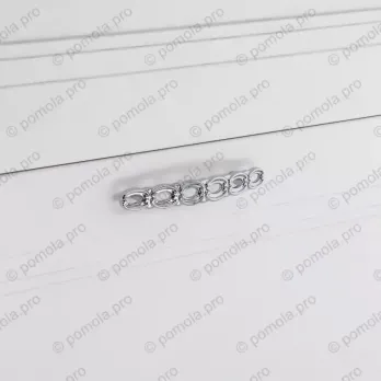 WMN.823-096-0002 ΜΟΝΤΕΡΝΑ ΠΟΜΟΛΑ ΕΠΙΠΛΩΝ 96mm ΧΡΩΜΙΟ ΓΥΑΛΙΣΤΕΡΟ