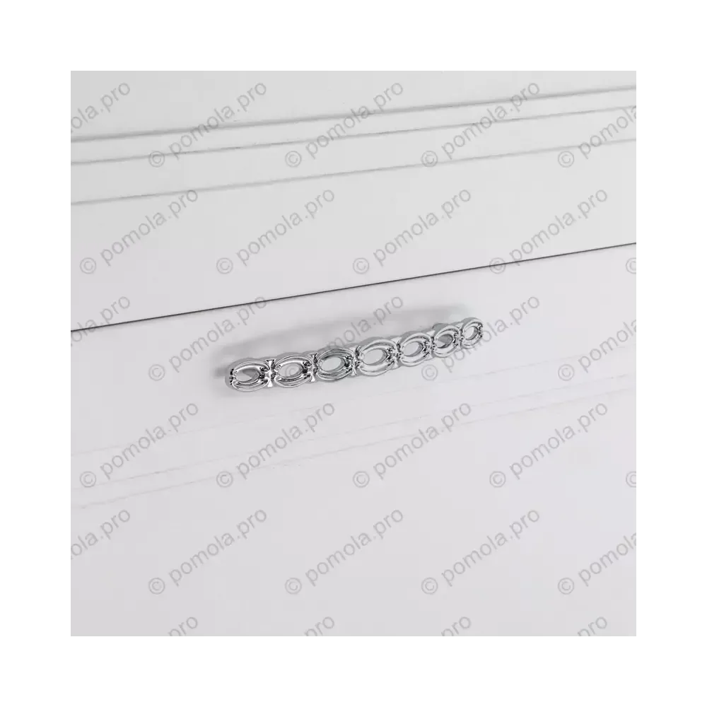WMN.823-128-0002 ΜΟΝΤΕΡΝΑ ΠΟΜΟΛΑ ΕΠΙΠΛΩΝ 128mm ΧΡΩΜΙΟ ΓΥΑΛΙΣΤΕΡΟ