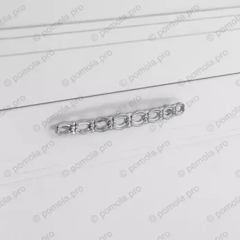 WMN.823-160-0002 ΜΟΝΤΕΡΝΑ ΠΟΜΟΛΑ ΕΠΙΠΛΩΝ 160mm ΧΡΩΜΙΟ ΓΥΑΛΙΣΤΕΡΟ