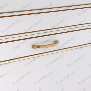 WMN.824-096-00R8 ΜΟΝΤΕΡΝΑ ΠΟΜΟΛΑ ΕΠΙΠΛΩΝ 96mm ΧΡΥΣΟ ΜΑΤ ΜΙΛΑΝΟ