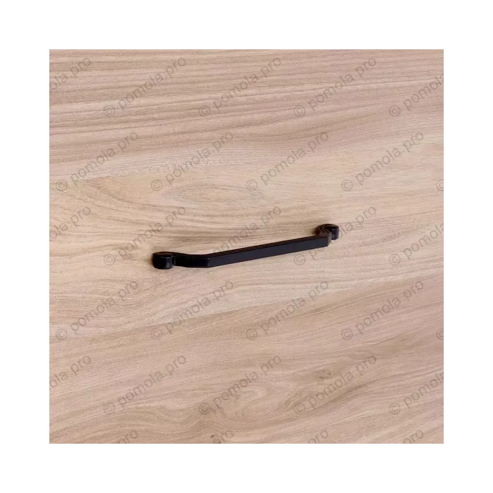 WMN.824-160-00N4 ΠΟΜΟΛΑ ΕΠΙΠΛΩΝ 160mm ΜΑΥΡΟ ΜΑΤ