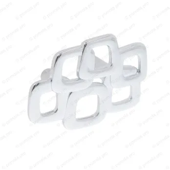 WMN.651-032-0002 ΠΟΜΟΛΑ ΜΕ ΤΕΤΡΑΓΩΝΑ 32mm ΧΡΩΜΙΟ ΓΥΑΛΙΣΤΕΡΟ