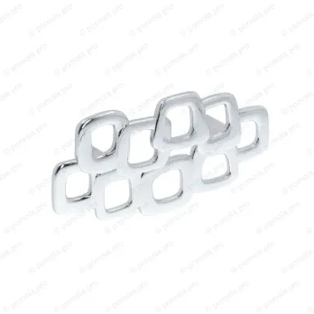 WMN.651-064-0002 ΠΟΜΟΛΑ ΜΕ ΤΕΤΡΑΓΩΝΑ 64mm ΧΡΩΜΙΟ ΓΥΑΛΙΣΤΕΡΟ