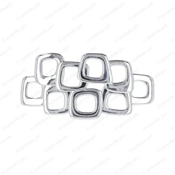 WMN.651-064-0002 ΠΟΜΟΛΑ ΜΕ ΤΕΤΡΑΓΩΝΑ 64mm ΧΡΩΜΙΟ ΓΥΑΛΙΣΤΕΡΟ