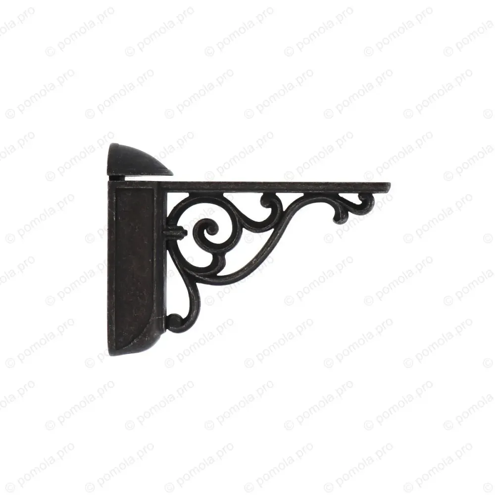 WAP.805-125-00T2 ΣΤΗΡΙΓΜΑ ΡΑΦΙΩΝ ΜΑΥΡΟ ΣΦΥΡΗΛΑΤΟ