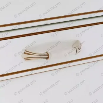 M70-01-00-00V5 ΛΑΒΕΣ ΠΟΡΣΕΛΑΝΗΣ 96mm ΚΡΕΜ ΧΡΥΣΗ ΠΑΤΙΝΑ