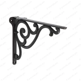 WRM.800-250-00T2 ΣΤΗΡΙΓΜΑ ΡΑΦΙΩΝ 250mm ΜΑΥΡΟ ΣΦΥΡΗΛΑΤΟ