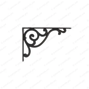 WRM.800-250-00T2 ΣΤΗΡΙΓΜΑ ΡΑΦΙΩΝ 250mm ΜΑΥΡΟ ΣΦΥΡΗΛΑΤΟ