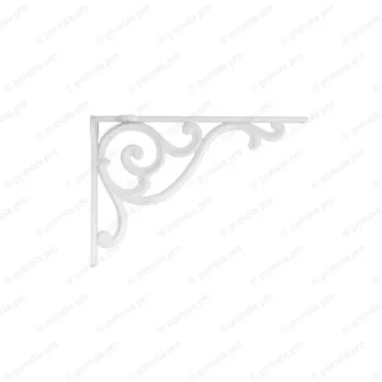 WRM.800-250-00N3 ΣΤΗΡΙΓΜΑ ΡΑΦΙΩΝ 250mm ΛΕΥΚΟ ΜΑΤ