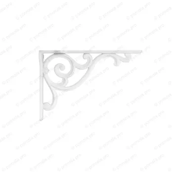WRM.800-200-00N3 ΣΤΗΡΙΓΜΑ ΡΑΦΙΩΝ 200mm ΛΕΥΚΟ ΜΑΤ