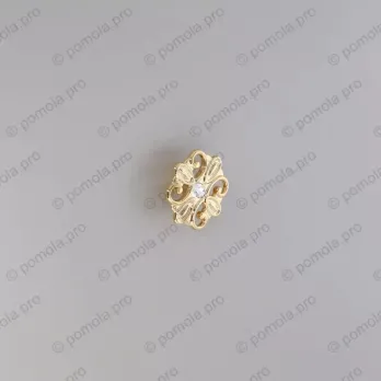WPO.731-064-00GP ΠΟΜΟΛΑΚΙΑ ΜΕ ΚΡΥΣΤΑΛΟ ΕΠΙΧΡΥΣΑ