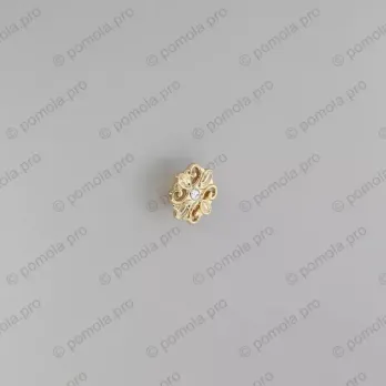 WPO.731-048-00GP ΠΟΜΟΛΑΚΙΑ ΜΕ ΚΡΥΣΤΑΛΟ ΕΠΙΧΡΥΣΑ