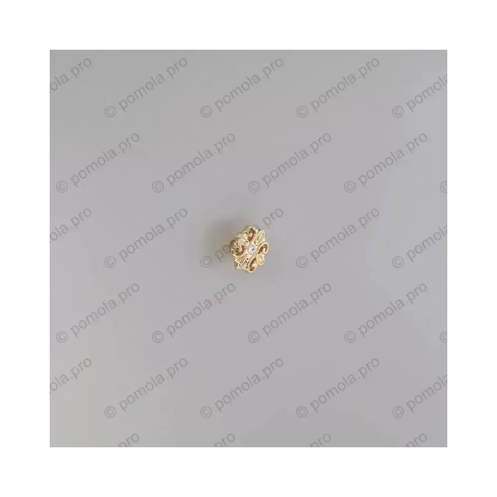 WPO.731-036-00GP ΠΟΜΟΛΑΚΙΑ ΜΕ ΚΡΥΣΤΑΛΟ ΕΠΙΧΡΥΣΑ