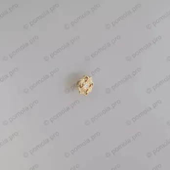 WPO.731-036-00GP ΠΟΜΟΛΑΚΙΑ ΜΕ ΚΡΥΣΤΑΛΟ ΕΠΙΧΡΥΣΑ