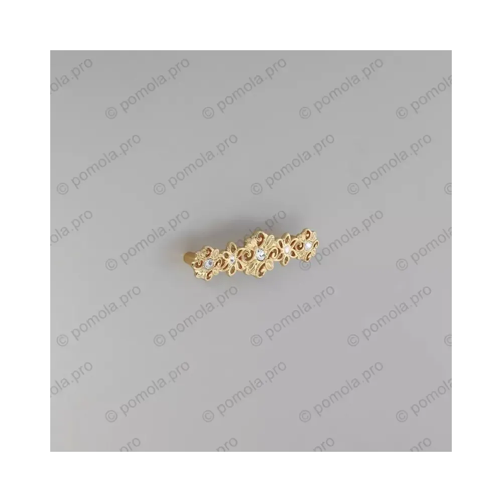 WMN.731-096-00GP ΠΟΜΟΛΑ ΜΕ ΚΡΥΣΤΑΛΟ 96mm ΕΠΙΧΡΥΣΑ