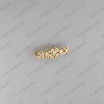 WMN.731-096-00GP ΠΟΜΟΛΑ ΜΕ ΚΡΥΣΤΑΛΟ 96mm ΕΠΙΧΡΥΣΑ