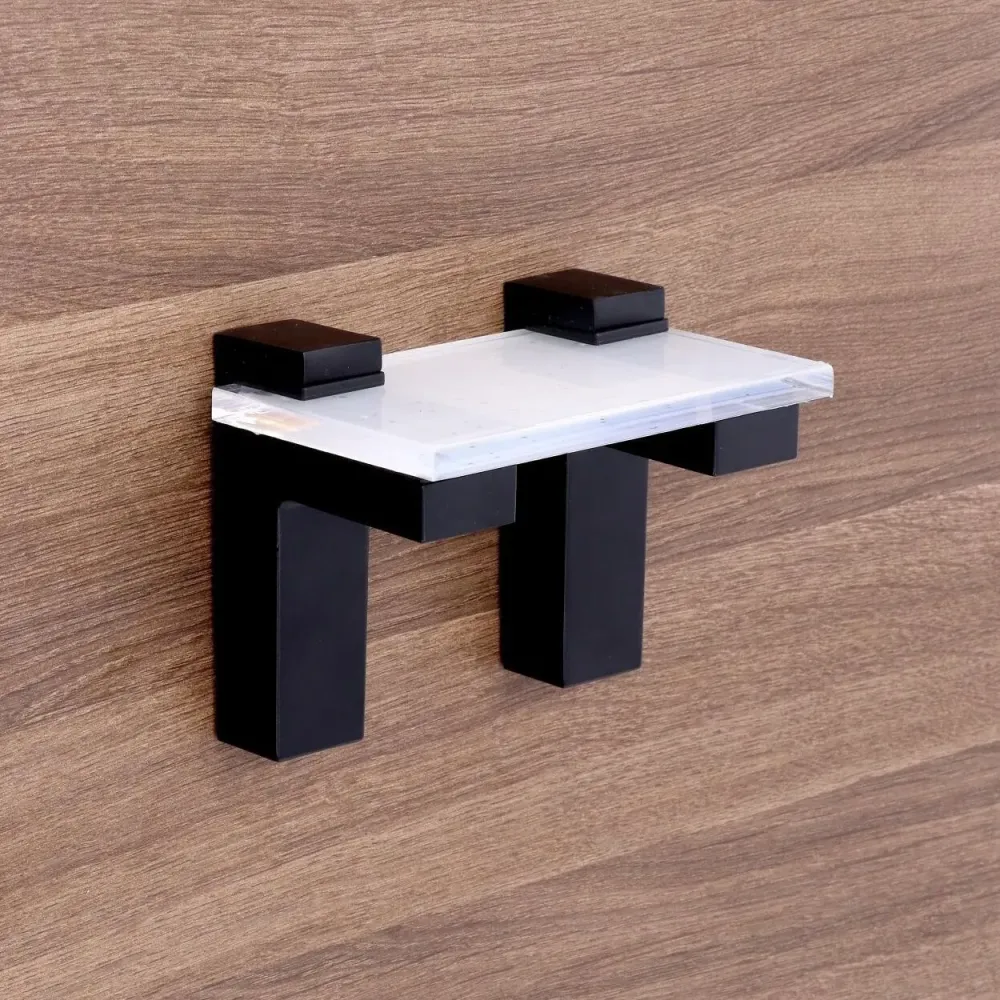 HRM.807-078-00N4 ΣΤΗΡΙΓΜΑ ΡΑΦΙΩΝ ΚΡΥΣΤΑΛΛΟΥ ΜΑΥΡΟ ΜΑΤ