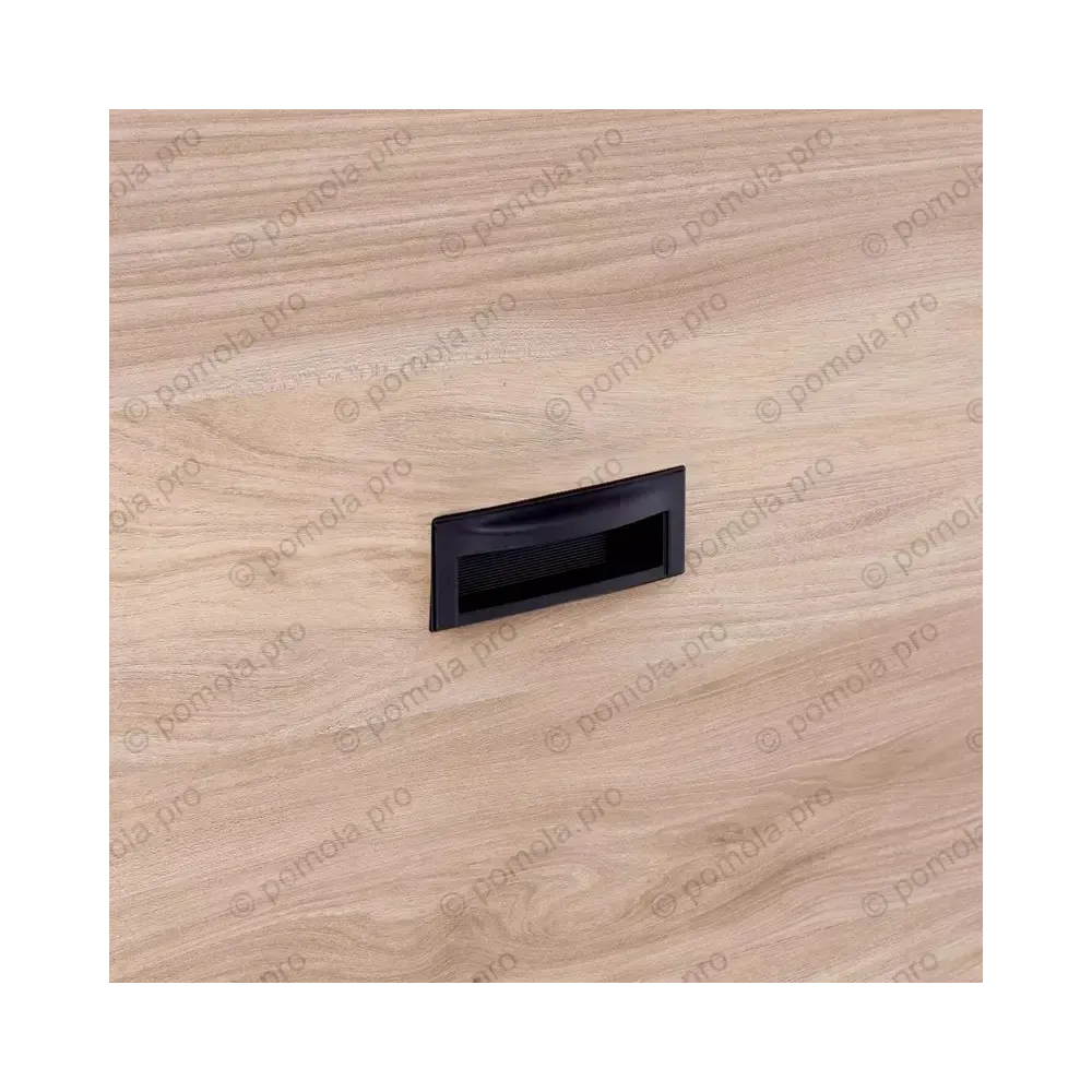 WMN.610-096-00N4 ΠΟΜΟΛΑ ΕΠΙΠΛΩΝ 96mm ΜΑΥΡΟ ΜΑΤ