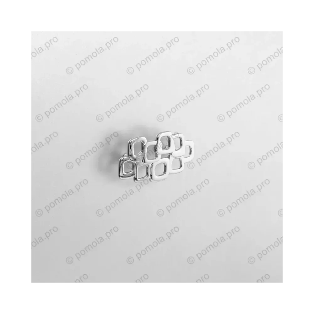 WMN.651-064-0002 ΜΟΝΤΕΡΝΑ ΠΟΜΟΛΑ ΕΠΙΠΛΩΝ 64mm ΧΡΩΜΙΟ ΓΥΑΛΙΣΤΕΡΟ