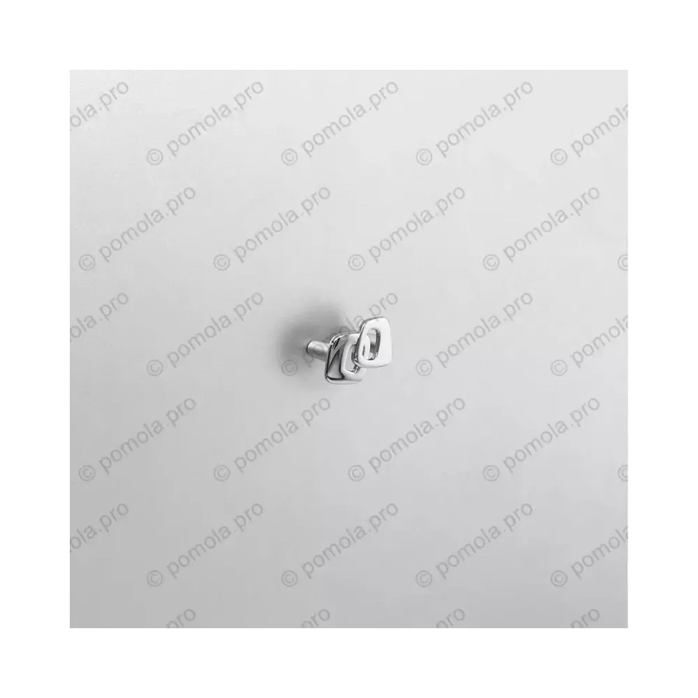 WPO.651-032-0002 ΜΟΝΤΕΡΝΑ ΠΟΜΟΛΑΚΙΑ ΕΠΙΠΛΩΝ 32mm ΧΡΩΜΙΟ ΓΥΑΛΙΣΤΕΡΟ