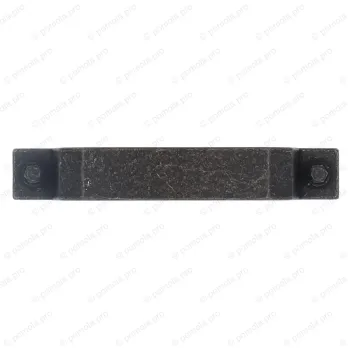 WMN.760-128-00T2 ΜΟΝΤΕΡΝΑ ΠΟΜΟΛΑ ΕΠΙΠΛΩΝ 128mm ΜΑΥΡΟ ΣΦΥΡΗΛΑΤΟ