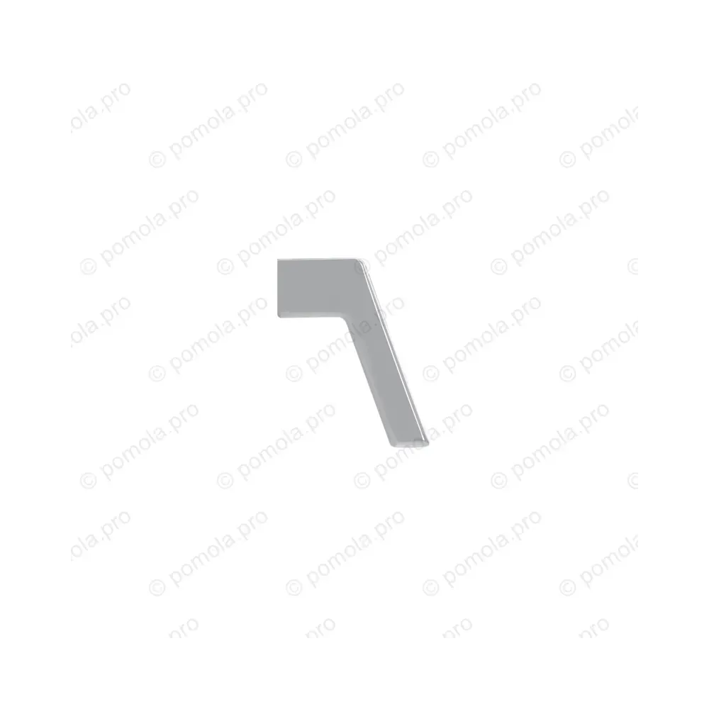 WMN.881-032-0002 ΜΟΝΤΕΡΝΑ ΠΟΜΟΛΑ ΕΠΙΠΛΩΝ 32mm ΧΡΩΜΙΟ ΓΥΑΛΙΣΤΕΡΟ
