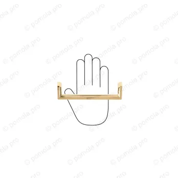 WMN.881-160-00GP ΜΟΝΤΕΡΝΑ ΠΟΜΟΛΑ ΕΠΙΠΛΩΝ 160mm ΕΠΙΧΡΥΣΑ