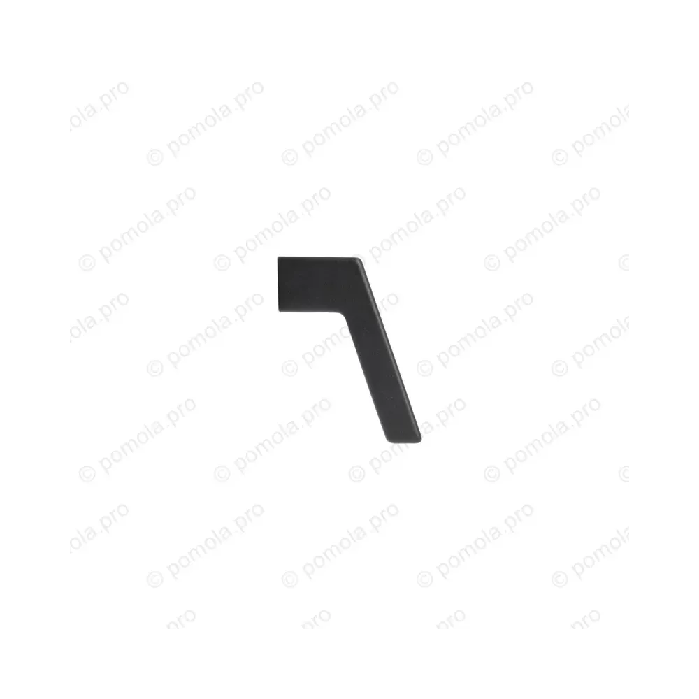 WMN.881-160-00N4 ΜΟΝΤΕΡΝΑ ΠΟΜΟΛΑ ΕΠΙΠΛΩΝ 160mm ΜΑΥΡΟ ΜΑΤ