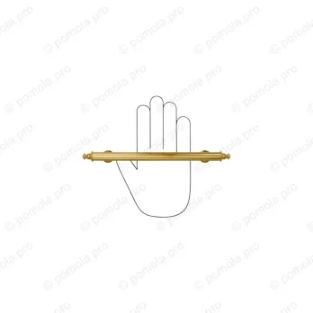 WMN.689-160-00GP ΜΟΝΤΕΡΝΑ ΠΟΜΟΛΑ ΕΠΙΠΛΩΝ 160mm ΕΠΙΧΡΥΣΑ