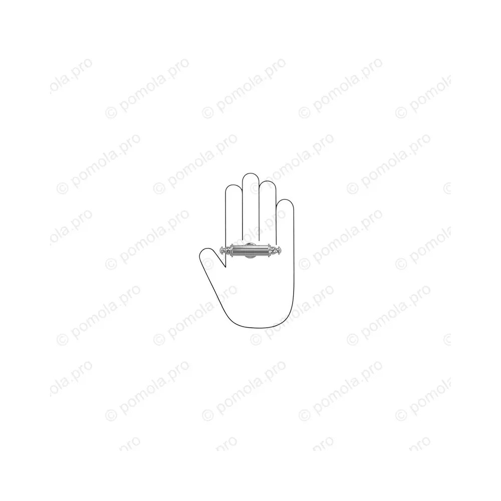 WPO.689-00T-0002 ΠΟΜΟΛΑΚΙΑ ΕΠΙΠΛΩΝ ΧΡΩΜΙΟ ΓΥΑΛΙΣΤΕΡΟ