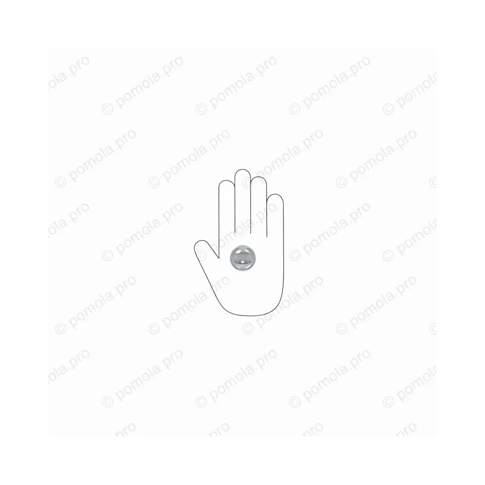 WPO.841-035-0002 ΜΟΝΤΕΡΝΑ ΠΟΜΟΛΑΚΙΑ ΕΠΙΠΛΩΝ ΧΡΩΜΙΟ ΓΥΑΛΙΣΤΕΡΟ