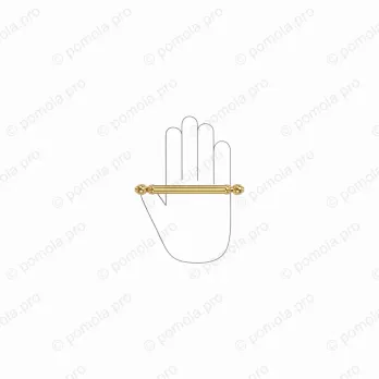 WMN.849-128-00GP ΛΑΒΕΣ ΕΠΙΠΛΩΝ ΑΝΤΙΚΕ 128mm ΕΠΙΧΡΥΣΑ