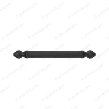 WMN.849-128-00N4 ΜΟΝΤΕΡΝΑ ΠΟΜΟΛΑ ΕΠΙΠΛΩΝ 128mm ΜΑΥΡΟ ΜΑΤ