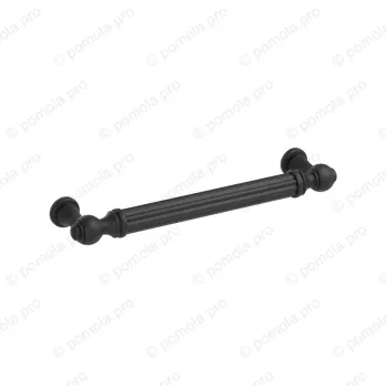 WMN.849-128-00N4 ΜΟΝΤΕΡΝΑ ΠΟΜΟΛΑ ΕΠΙΠΛΩΝ 128mm ΜΑΥΡΟ ΜΑΤ