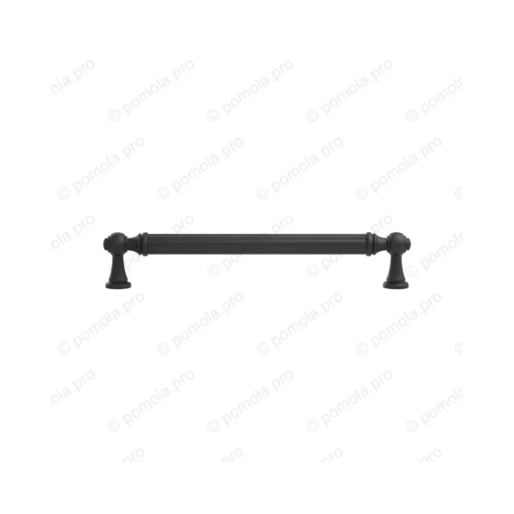 WMN.849-160-00N4 ΜΟΝΤΕΡΝΑ ΠΟΜΟΛΑ ΕΠΙΠΛΩΝ 160mm ΜΑΥΡΟ ΜΑΤ