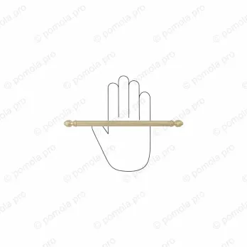 WMN.849-224-006C ΜΟΝΤΕΡΝΑ ΠΟΜΟΛΑ ΕΠΙΠΛΩΝ 224mm ΧΡΥΣΟ ΜΑΤ ΣΑΤΙΝΕ