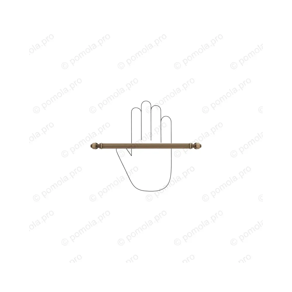 WMN.849-224-00D1 ΛΑΒΕΣ ΕΠΙΠΛΩΝ ΑΝΤΙΚΕ 224mm ΜΠΡΟΝΖΕ