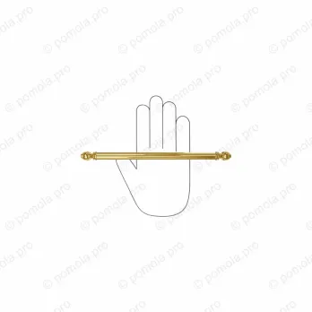WMN.849-224-00GP ΜΟΝΤΕΡΝΑ ΠΟΜΟΛΑ ΕΠΙΠΛΩΝ 224mm ΕΠΙΧΡΥΣΑ